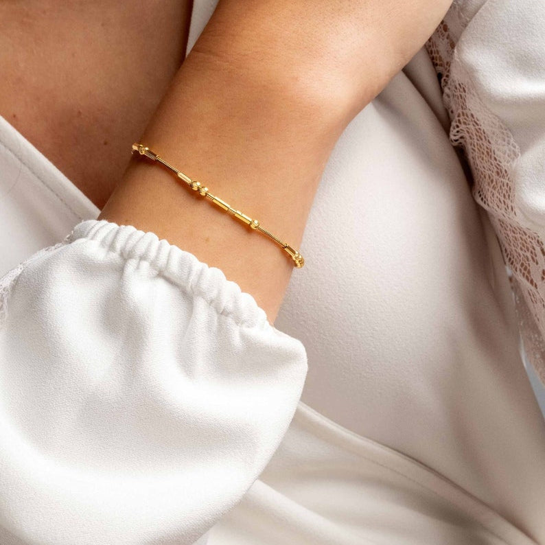 Personalised Morse code Bracelet